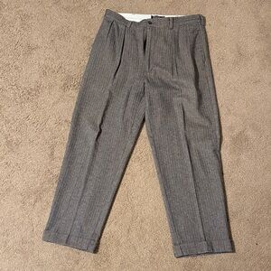 Polo by Ralph Lauren Gray Pinstripe Dress Pants